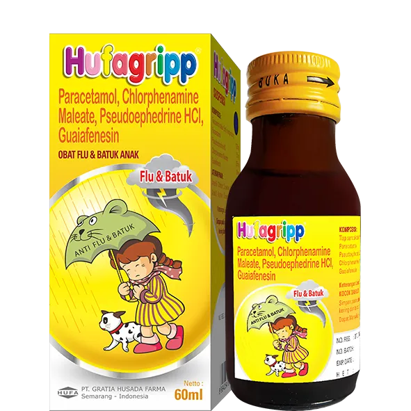 HUFAGRIPP Flu & Batuk Syrup
